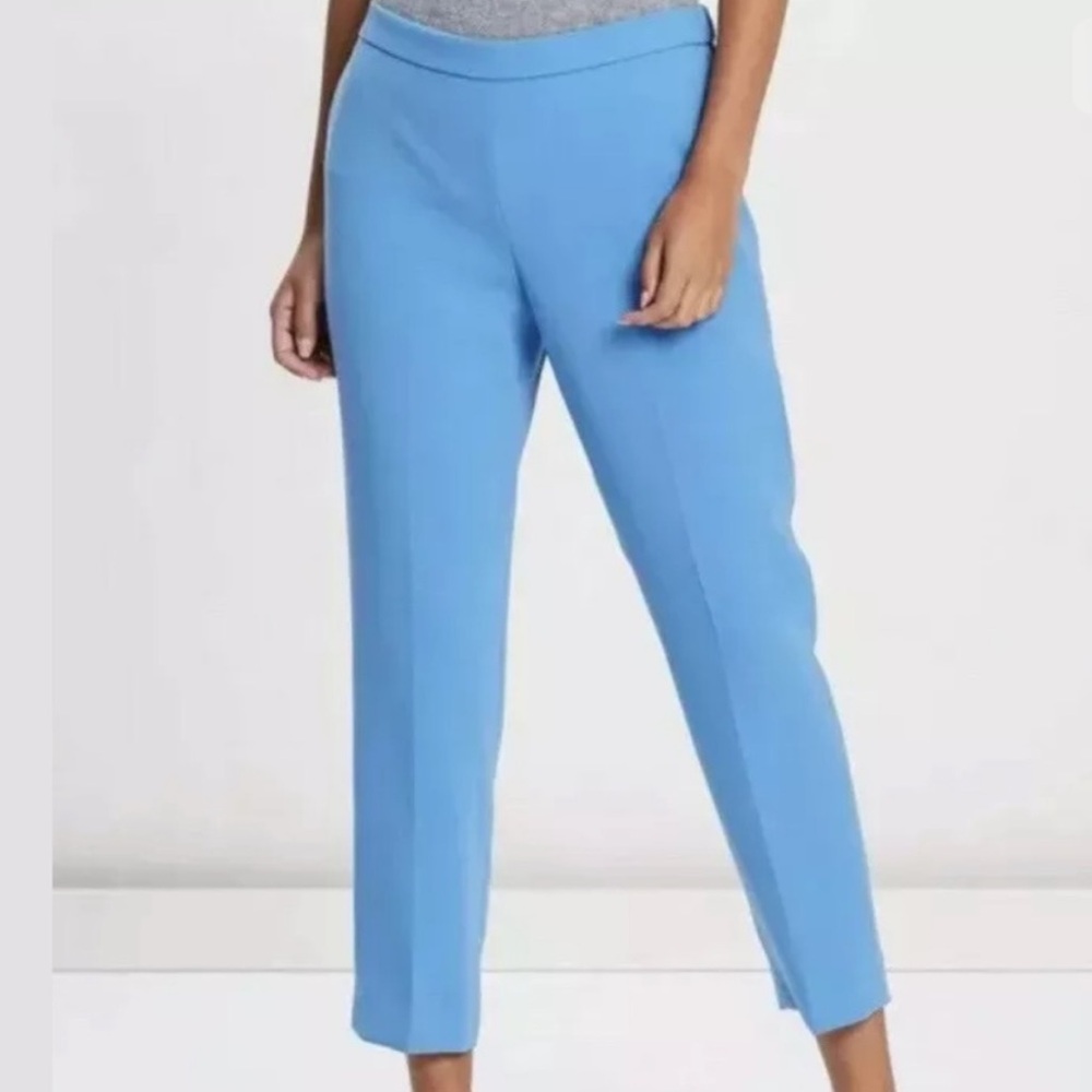 New Theory Basic Pull On Crepe Crop Pants Size 4